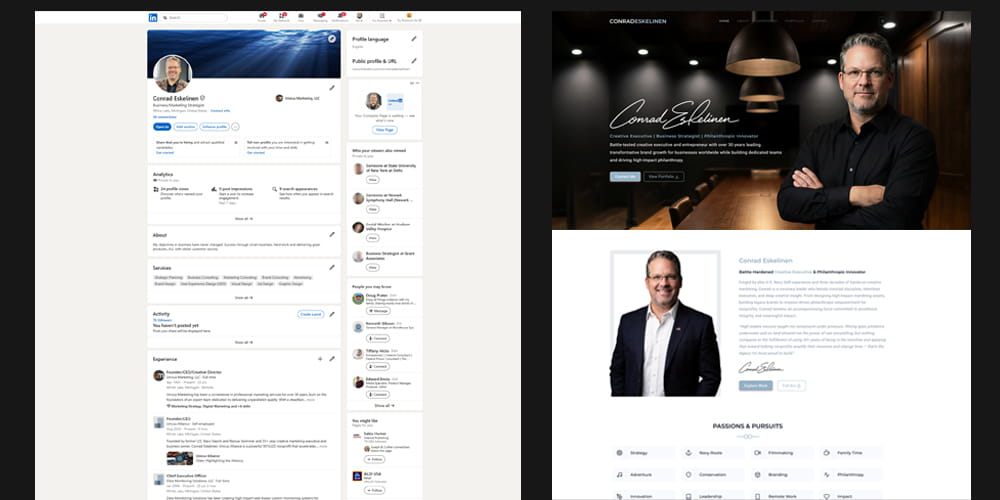 Executive presence that commands attention